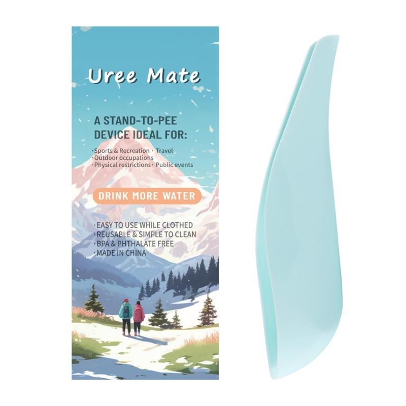 Women Outdoor Standing Urinals Standing Pee Urinal Funnel for Camping Female Urinal Pee Funnel Portable Urination Device