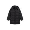 Levis Solid Color Hooded Long Sleeve Drawstring Down Jacket Women Outerwear Black A0683-0000