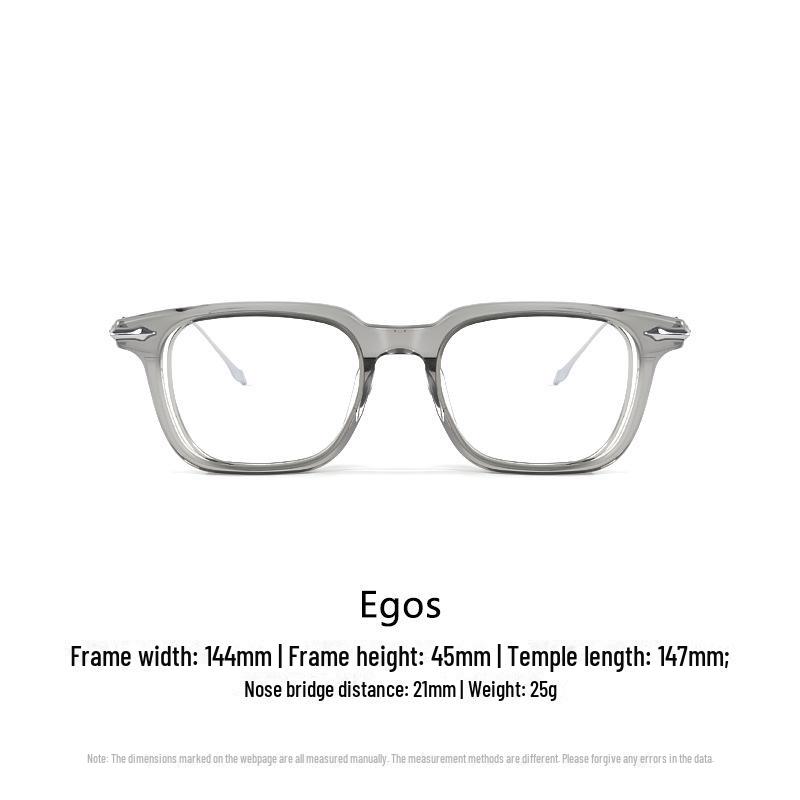 2025 Ультралегкая оправа для оптических очков EGOS Pure Titanium для женщин: Совместимо с линзами для коррекции близорукости и линзами с защитой от синего света
