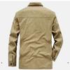 Spring Autumn Men's Casual Jacket Pure Cotton Standing Collar Men's Jacket