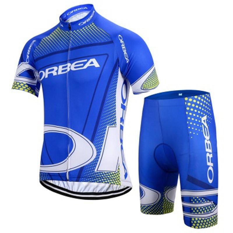 Summer Short Sleeve Set Tour de France ORBEA Team Cycling Suit Sports Roller Skating Suit Bicycle Outdoor Riding