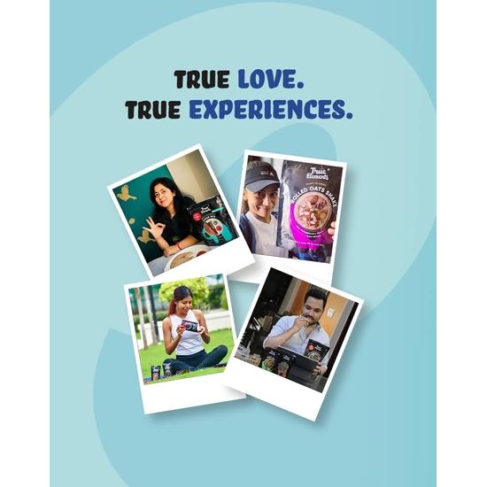 True Elements Сырые семена чиа – 250 г | Без ГМО, с высоким содержанием Омега-3 и клетчатки