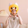 Short-haired Raccoon Hood Hat, Photo Props, Cartoon Hood, Photo Props, Performance Props
