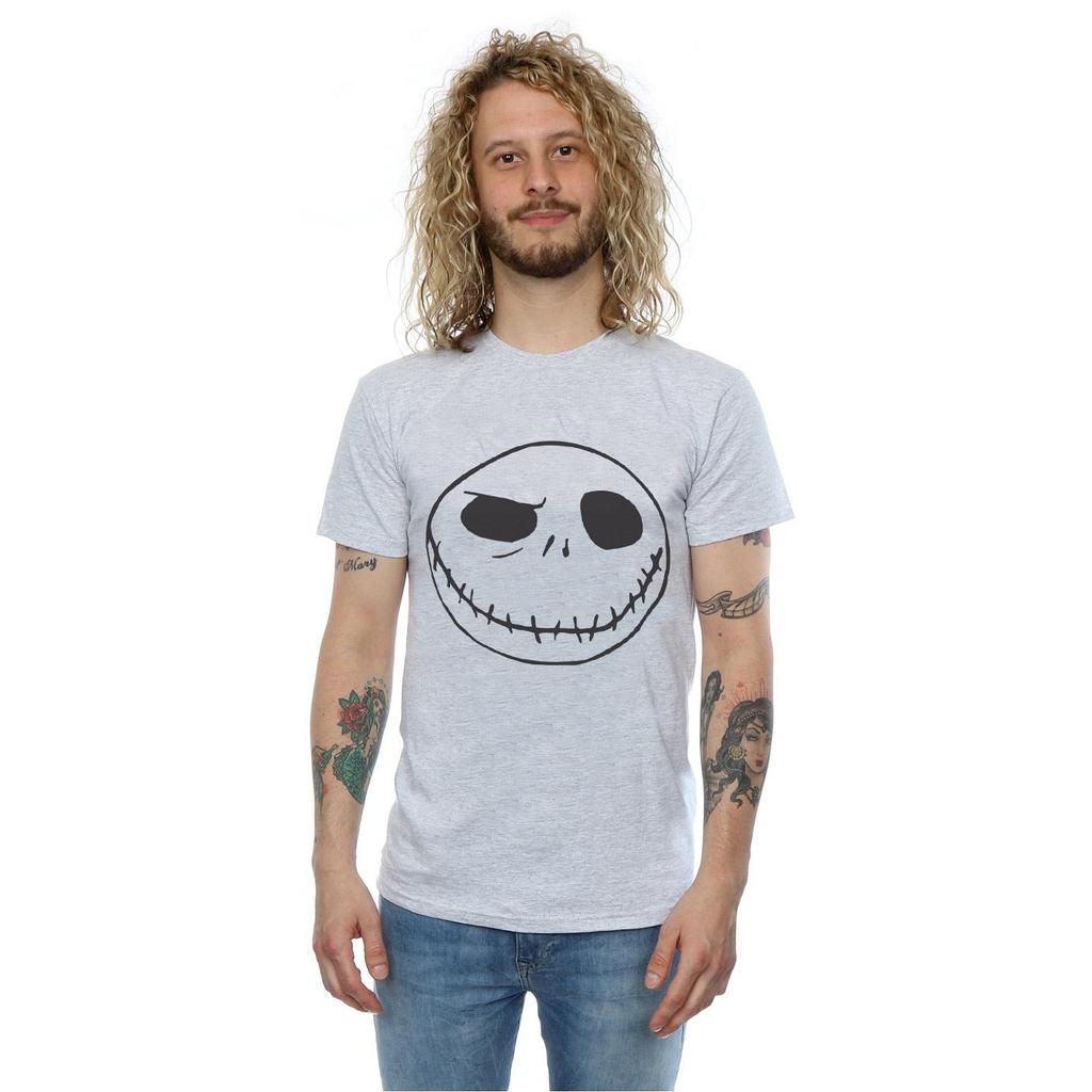 Disney Mens Nightmare Before Christmas Jack´s Big Face T-Shirt