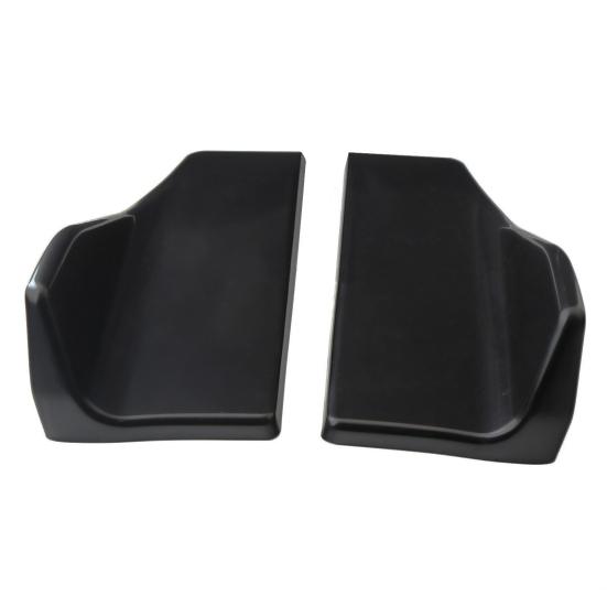 2Pcs Carbon Fiber Car Side Skirt Spoiler Rocker Splitters Anti-Scratch Wings