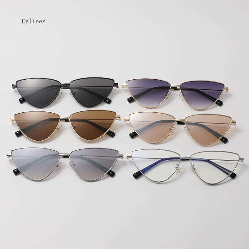 Ретро Солнцезащитные очки «кошачий глаз» с маленькой оправой, женские, винтажные дизайнерские очки для женщин, солнцезащитные очки, очки