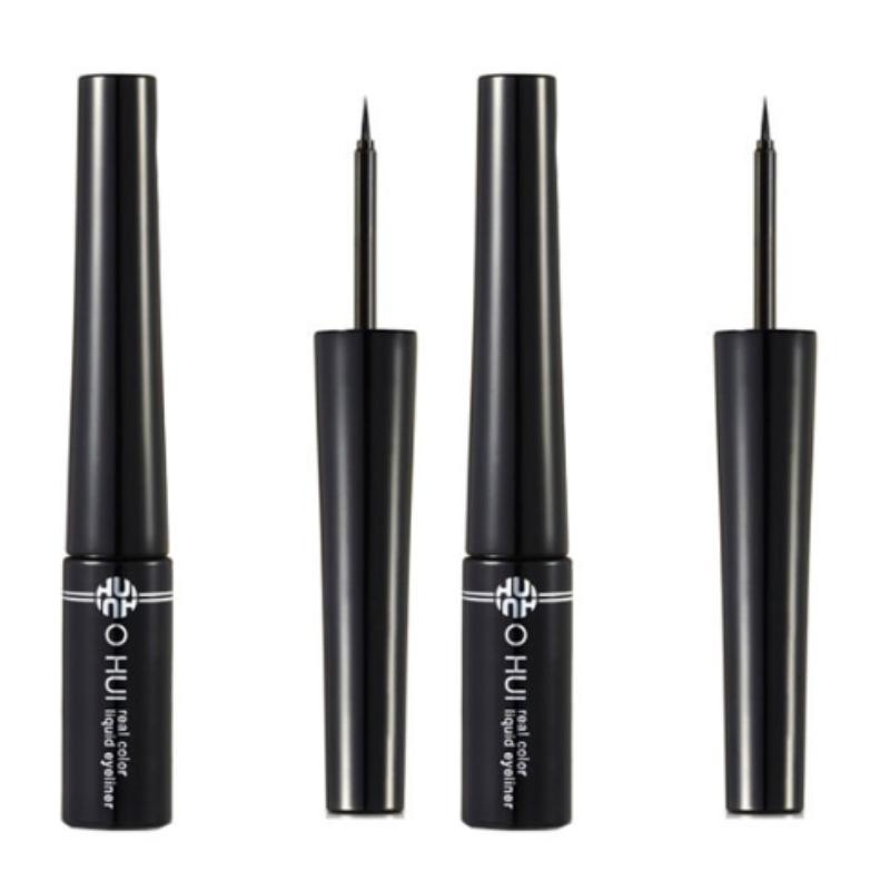 Ohui Real Color Liquid Eyeliner 01 Black 5ml – Long-Lasting Waterproof Liquid Eyeliner with Precision Brush Tip