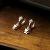 Temperament Small Earrings Design Sense Of Female Fashion Su Small Earrings Daily Simple Flash Diamond Star Ear Buckle Personality