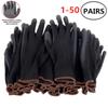 PU Nylon Safety Coating Gloves Gardening Work Protection Construction Workers Protective Gloves Coating Machinery Work Gloves