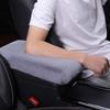 Плюшевая подушка на подлокотник автомобиля, пушистая теплая накладка на подлокотник автомобиля, чехол для подлокотника автомобиля, универсальное украшение для автомобиля, аксессуары для интерьера