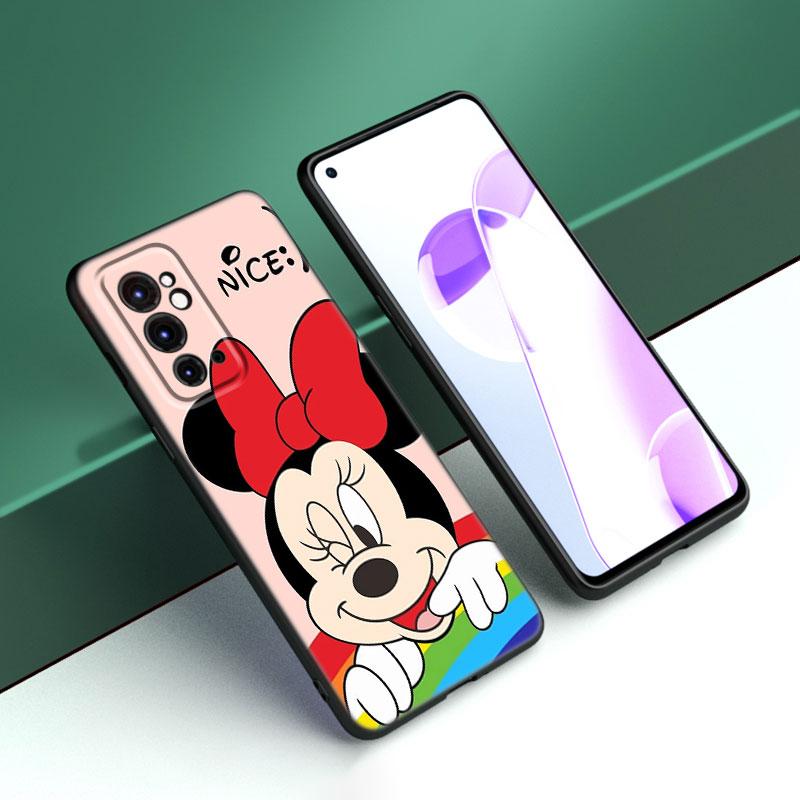 Черный силиконовый чехол для телефона Mickey Minnie для OnePlus 9R 10R 11R 12R ACE 2 Pro 2V 3V Nord CE 2 3 Lite 4 N10 N20 N30 SE 5G