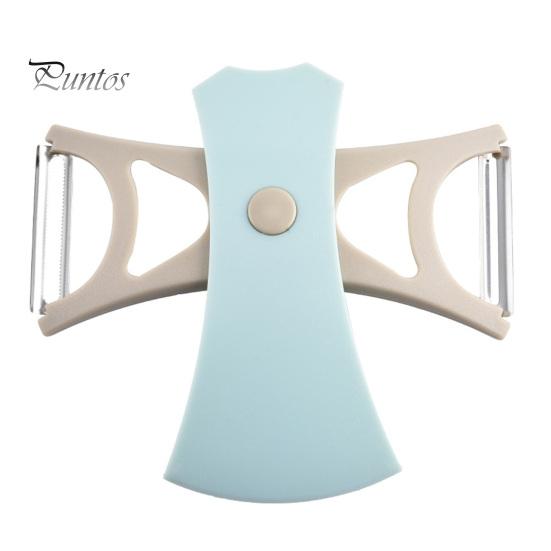 Fruit Peeler 2-in-1 Multifunctional Kitchen Grater for Fruits Vegetables Double Head Vegetable Potato Peeler Efficient Tools for Kitchen