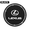 1/2pcs Car Styling Diamond Car Coaster Water Cup Anti-slip Pad Mat For Lexus IS250 IS200 CT200h GS300 LS430 RX450h LX570 IS300 ADS1