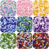 60pcs Bottled Glass Beads Charm Oil Painting Abacus Czech Beads Seed Spacer Beads For Jewelry Making Accessories