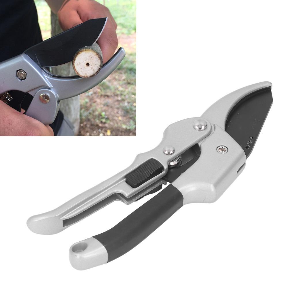 Hand Operated Pruning Shears Silver Garden Pruning Tool Durable Garden Clippers