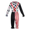 Evil Clown Costume For Women Halloween Fancy Dress Circus Clown Cosplay Costume Carnival Outfit