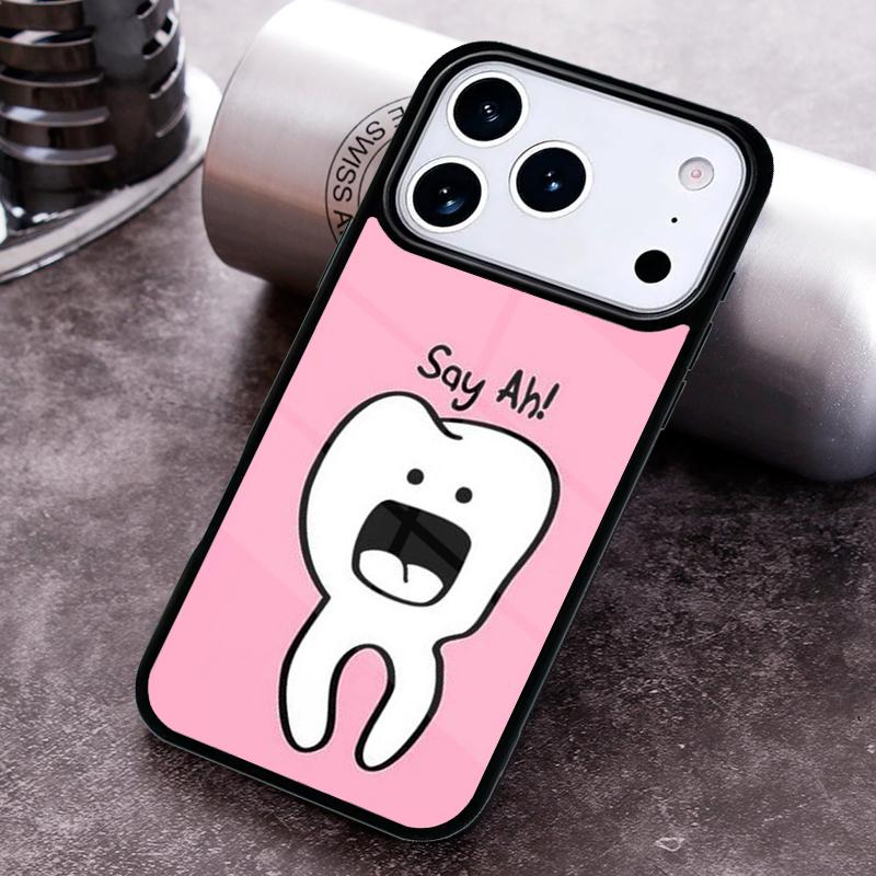 Чехол для телефона с рисунком зуба и дантиста Для iPhone 17 16 15 14 13 12 11 Pro Max Plus 17Air Мягкий силиконовый чехол