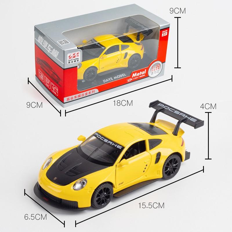 RUM1:32 Scale 911 RSR Alloy Car Model Light & Sound effect Die Cast Car Model Toys for Boys Toys for Kids Gift for Boys Car for Boys Collection Car