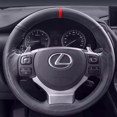 Чехол на руль автомобиля для Lexus Is 200t 250 300 350 F Sport RC 350 CT 200h / NX, обмотка руля из углеродного волокна и кожи
