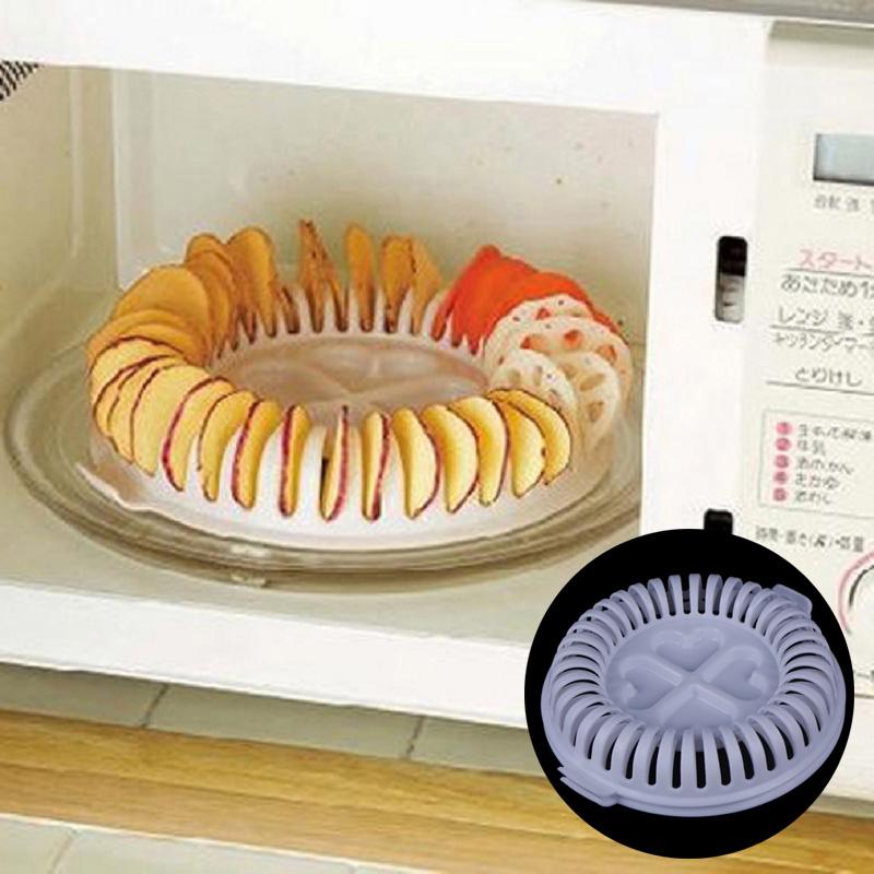 1PC Baked Potato Chips Maker Cook Potato Chip Baking Dishes Healthy Low Calories