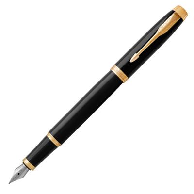 PARKER Перьевая ручка F Тонкое перо IM Основная линия Черный GT 1975594 Официально 153 мм x 10 мм Двойного назначения, Импортная, Прибл.