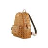 MCM Monogram Classic Double-Sided Studded Coated Canvas Backpack Medium Unisex backpack Brown Cognac MMK6SVE38CO001