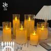 Rechargeable LED Acrylic Simulated Candle with Swinging Flame - Romantic Home Ambiance
