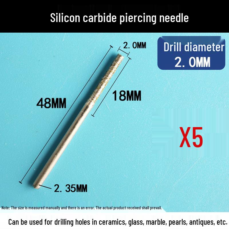 Jade Grouting & Tile Drill Bit - Hollow Needle Design for Precision