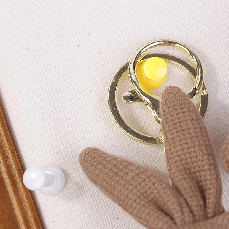 Подвеска с мультяшным брелоком для детей, тканевый брелок в корейском стиле, сумка-подвеска, украшение в виде леди-кролика, брелки для девочек, автомобильные аксессуары