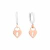 Ladies' Earrings Secrecy E8503CDAW2900 Sterling Silver 3 Cm