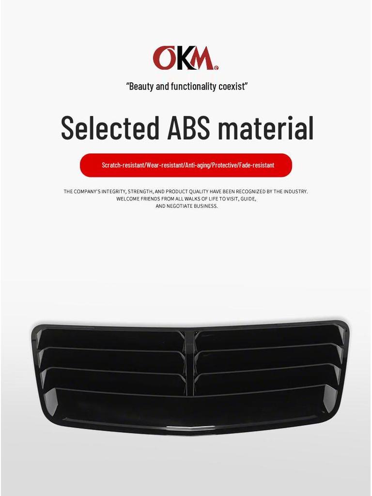 Modified Hood Air Intake Vent for 2024 Ford Mustang S650 with High & Low Hood Stickers