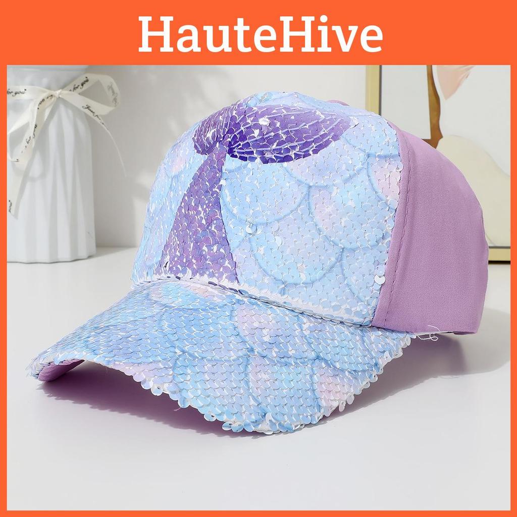 Kids Mermaid Unicorn Sun Hat With Sunshade And Windproof Features For Outdoor