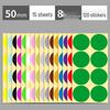 Colorful Round Dot Self-Adhesive Labels for Handwriting