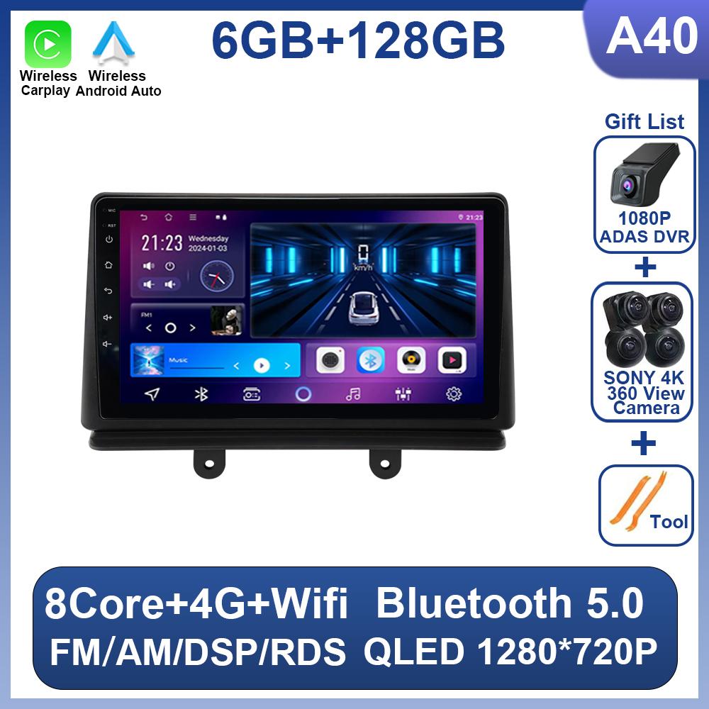 Car Radio For Fiat Doblo 2006 2 Din Multimedia Video Player Carplay GPS Navigation Wireless Android Auto Touch Screen 8 Core 5G