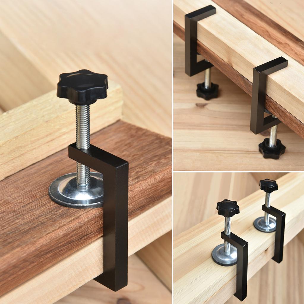 4 шт. Универсальные С-образные зажимы 10-57 мм Перевернутый столярный С-зажим Регулируемый настольный зажим Обычные настольные фиксирующие инструменты