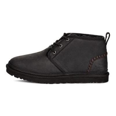 Мужские теплые кожаные ботинки Neumel Business Lace-Up Ankle Snow Boots Black 1110369-BLK