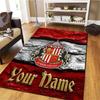 Sunderland A.F Custom Name Carpet Rug for Living Room Bedroom Home Sofa Decoration,Kids play Non-slip Floor Mat