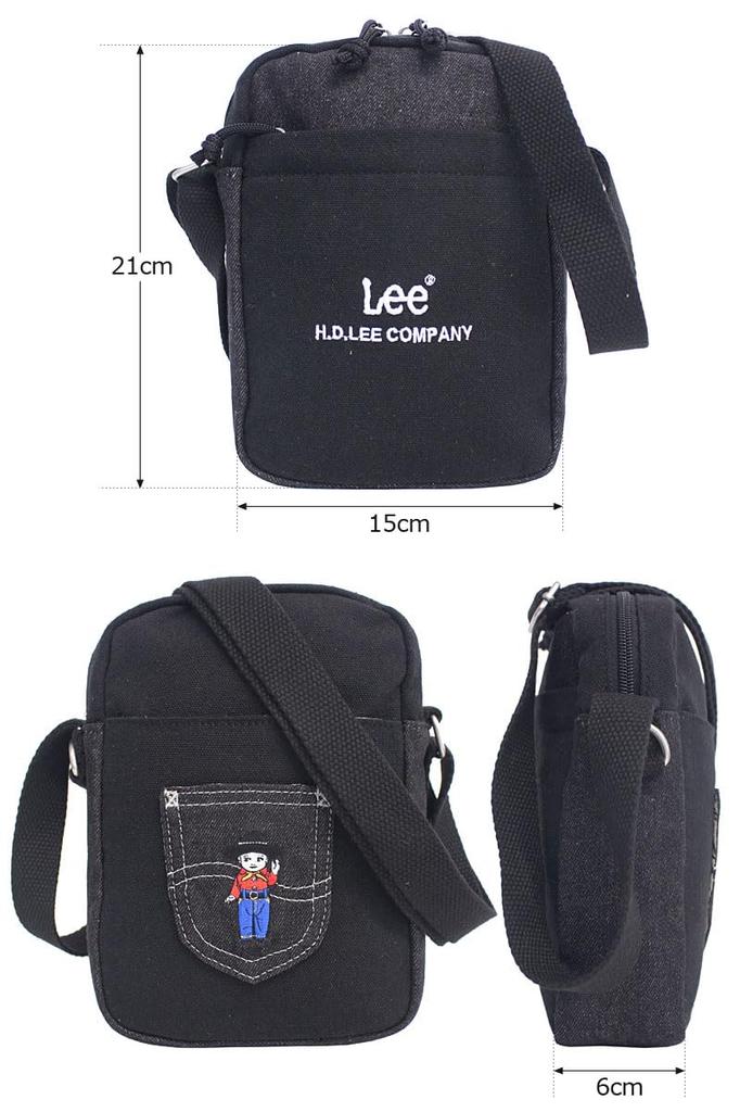 Lee Buddy Vertical Box Shoulder Cotton Bag, Canvas, 320-1400 (320-1400-30), White/Contrast