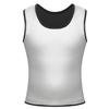 Men's Silver-Coated Sweat-Inducing Sauna Vest & Body Shaper Top