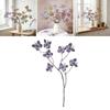 Artificial Butterfly Branches Office for Vase Filling Display Fake Purple