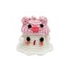 Crochet Knitting Ghost Keychain Creative Cartoon Knitted Ghost Ornament  Room Decor
