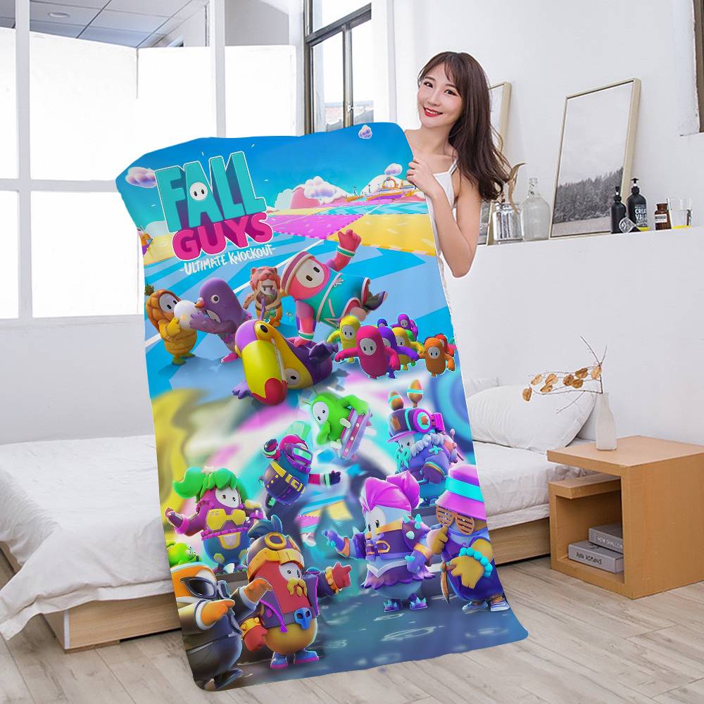 F-Fall G-Guys Game Big Microfiber Beach Towels Quick Dry Towel Sand Beach Towels Pool Towel for Travel Swim Pool Yoga