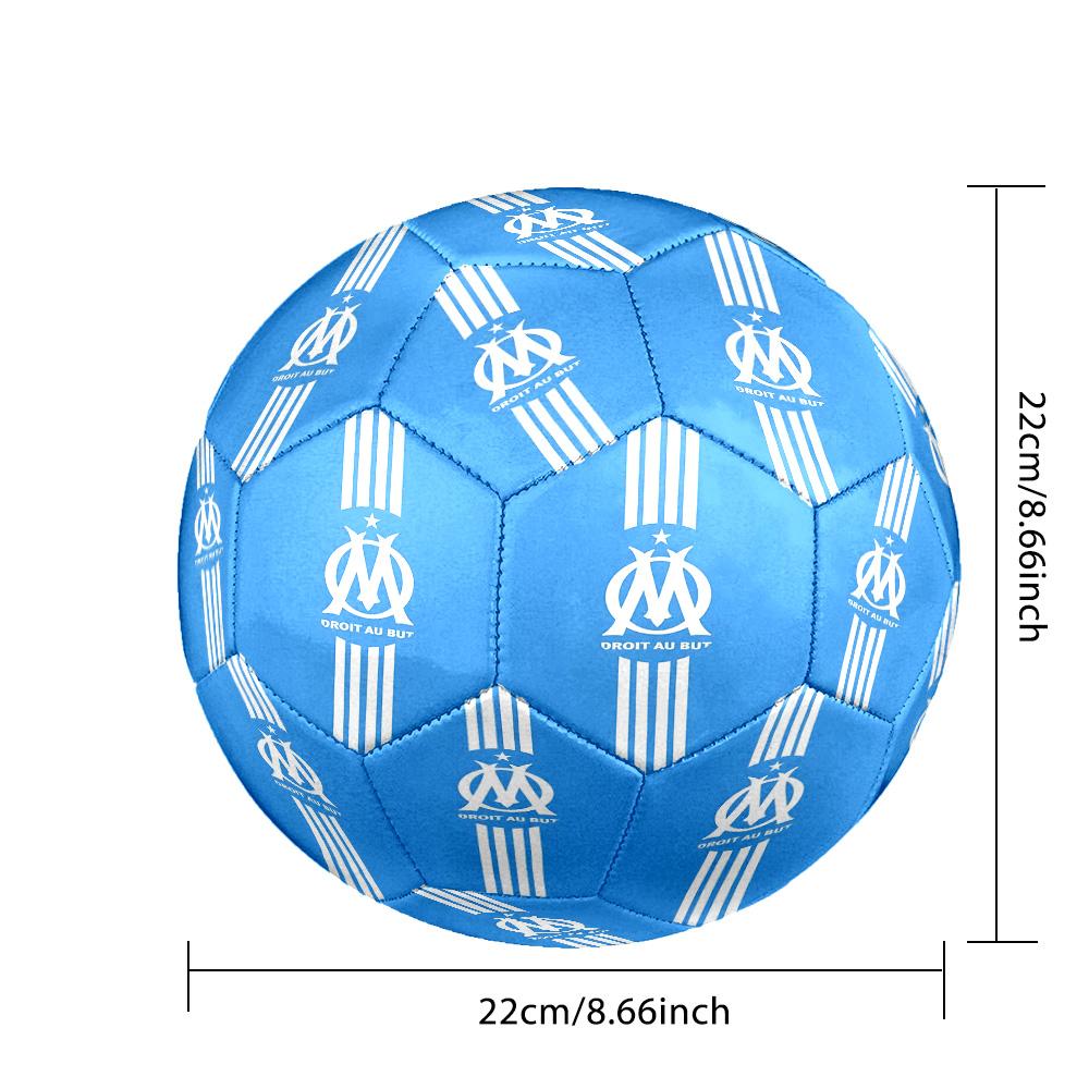 Olympique Marseille Theme Size 5 Match Soccer Ball Professional Outdoor Football Soft Touch Training Ball