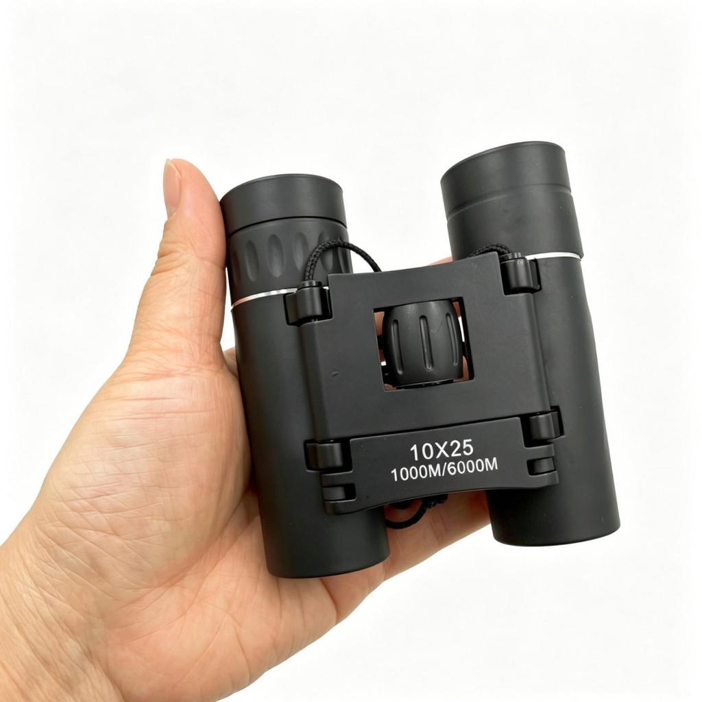 HD 10x25 Compact Binoculars for Outdoor Scenery Viewing