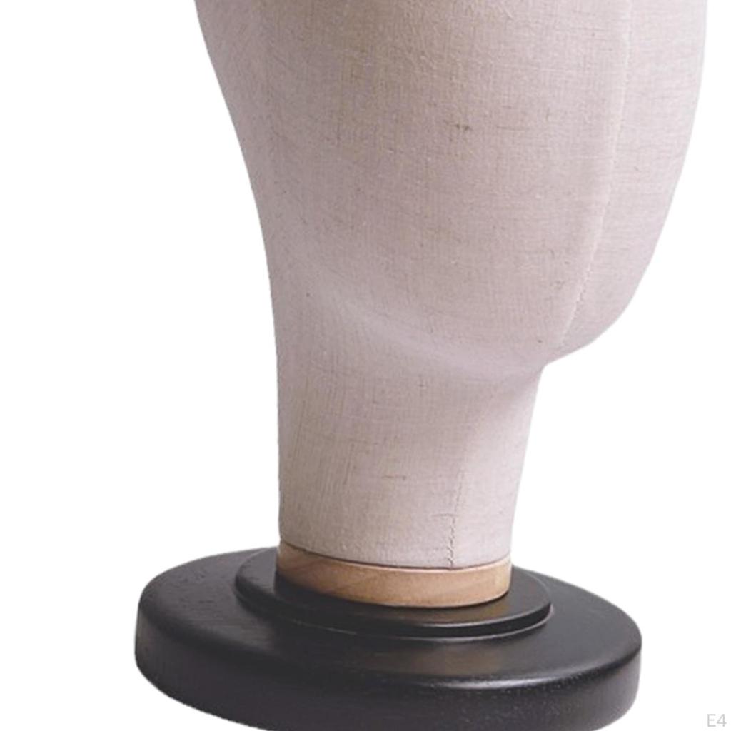 Mannequin Head Model Wig Hat Display Stand Holder 54cm Multifunctional Sturdy Manikin for