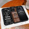 Бренд J-Jack D-Daniel Роскошный чехол для телефона Для IPhone 17 16 15 14 13 12 11 Air Plus Pro Max Мягкая задняя крышка