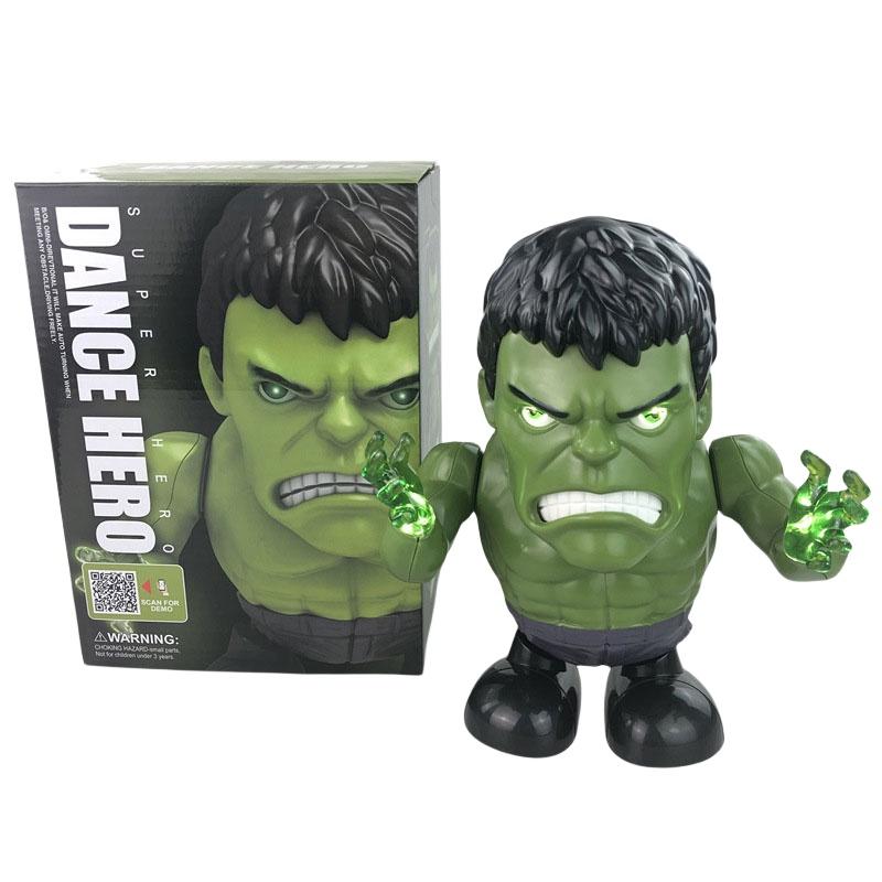 Танцующий герой Бамблби Бэтмен Человек-паук Оптимус Прайм Электрическая игрушка-робот для детей