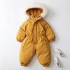 Snowsuit for Kids Toddler One Piece Snowsuit Ski Suits Girls and Boys Hooded Waterproof Jumpsuits Overalls Winter Warm Snowboard Coat Outdoor Jackets