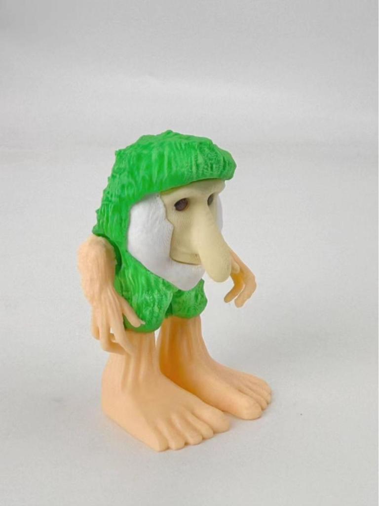 Игрушка 3D-печати, артикулированное глубоководное чудовище – Креативная новинка