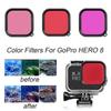Accessories Polarizer Housing Case Light Strainer Camera Lens Protector Filter Set Color Filters
